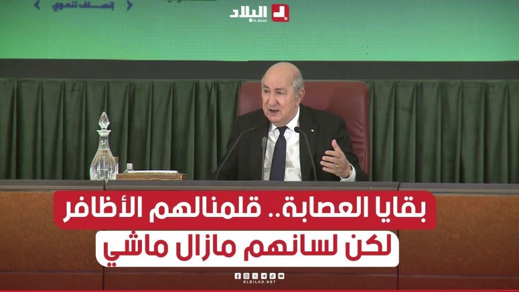 الرئيس تبون: الولاة محميون.. ولا تستمعوا إلى أبواق العصابة