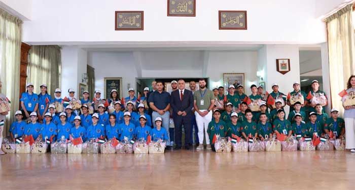 Clôture du tournoi de futsal et de basketball féminin réunissant les enfants maqdessis et marocains