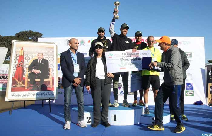 Course 10 km internationale de Casablanca: Zine Eddine Ouria et Assia Nouri décrochent le titre de la 14ème édition