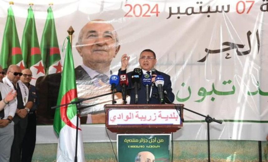 Re-electing independent candidate Abdelmadjid Tebboune to continue overall development