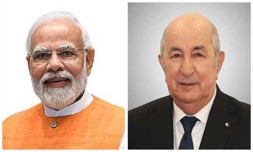 Indian PM congratulates President Tebboune on re-election