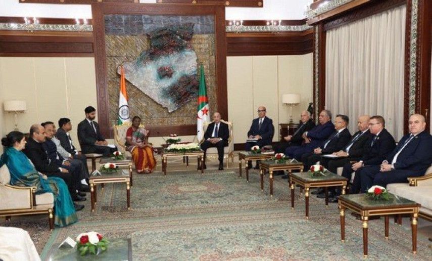 Talks between President Tebboune, Indian counterpart extended to members of the two delegations