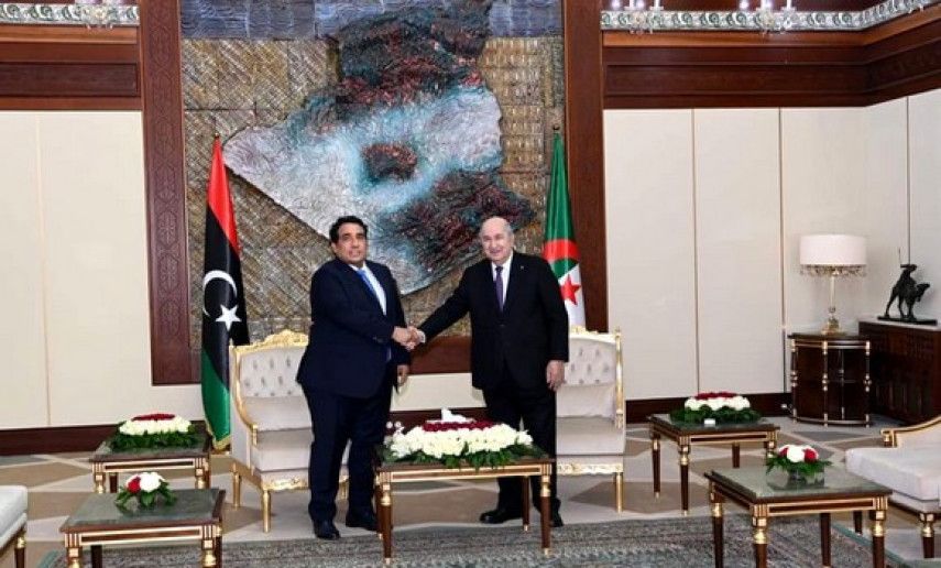 President Tebboune discusses with chairman of Libya's Presidential Council