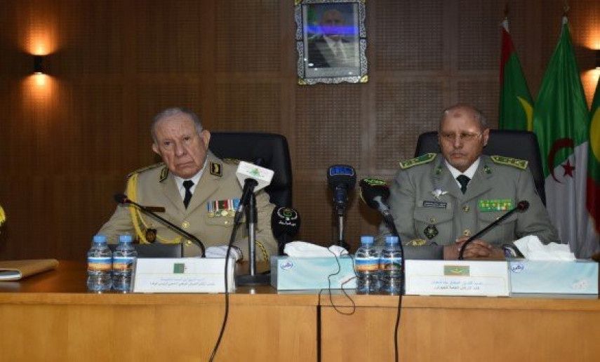 General Chanegriha discusses with Chief of General Staff of Mauritanian Armed Forces