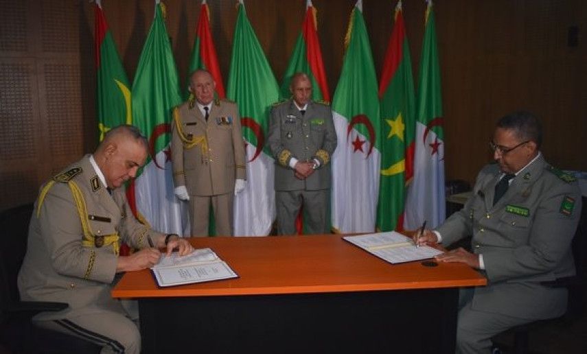 Algerian, Mauritanian armies seal cooperation protocol