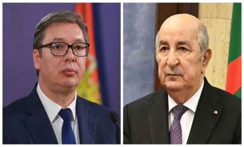 President Tebboune receives good wishes from Serbian counterpart