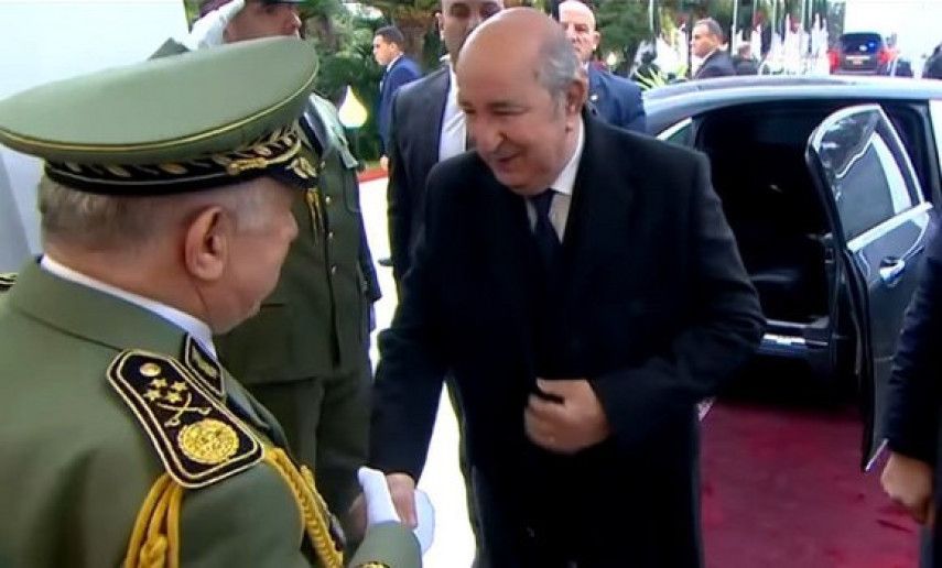 President Tebboune arrives at People’s Palace to honour national sports military elites