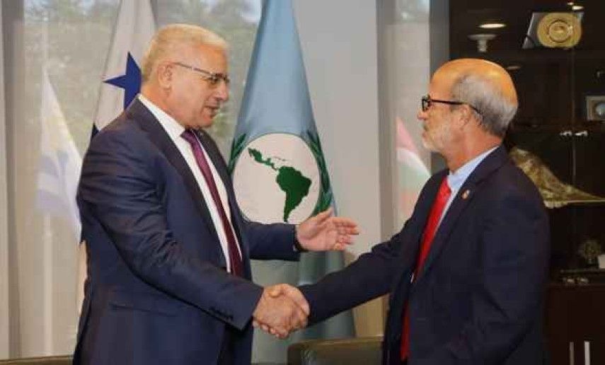 Boughali received by president of Latin American Parliament