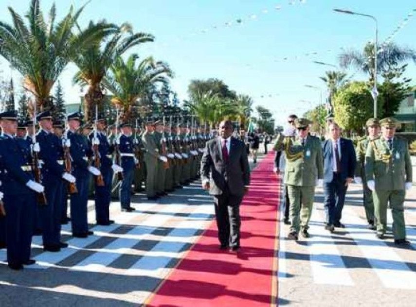 South Africa’s President visits Central logistics Base in 1st Military Region