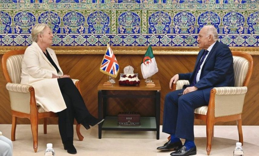 Attaf Receives Ambassador of United Kingdom of Great Britain, Northern Ireland