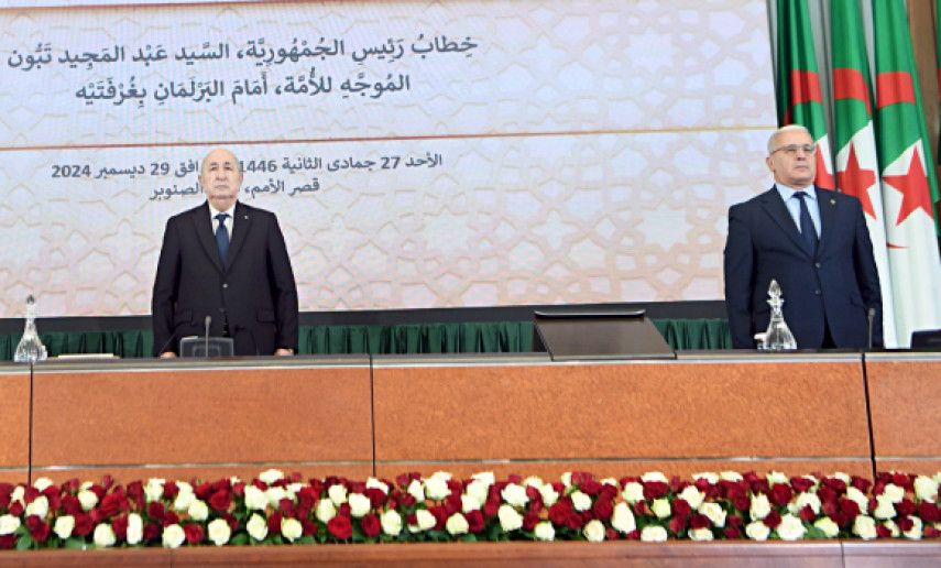 Lower house: President Tebboune’s speech defines objectives to raise Algeria to rank of influential states