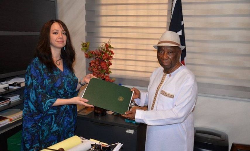 Mansouri received by Republic of Liberia’s president