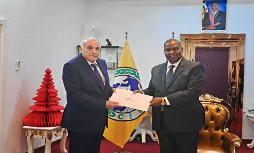 Attaf received by Central African Republic President