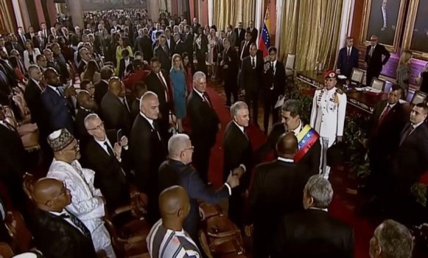 Boughali represents President of the Republic at inauguration ceremony of Venezuela’s president-elect Nicolas Maduro