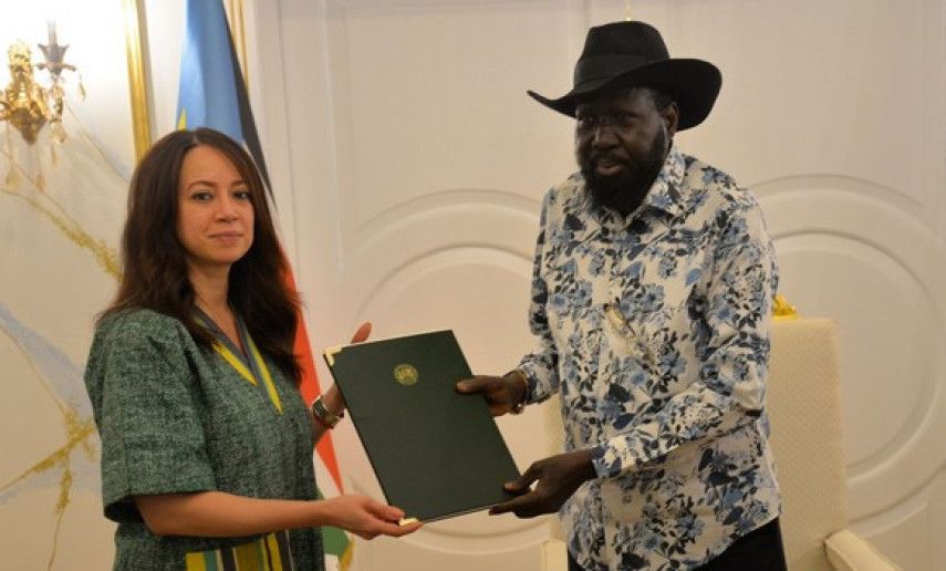 Mansouri received by President of the Republic of South Sudan