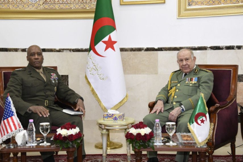 General Said Chanegriha receives AFRICOM Commander