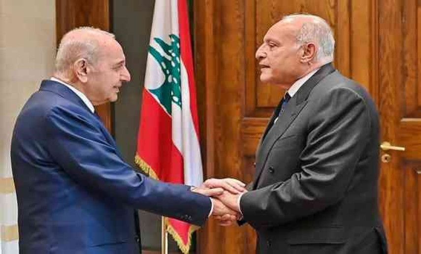 Attaf received by Speaker of Lebanese Chamber of Deputies