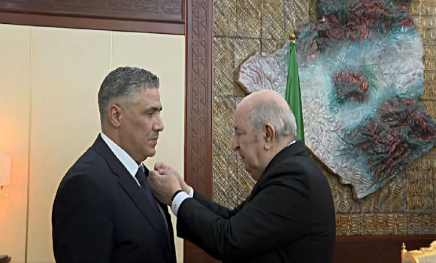 President Tebboune awards Housing Minister El Achir Medal of National Merit Order