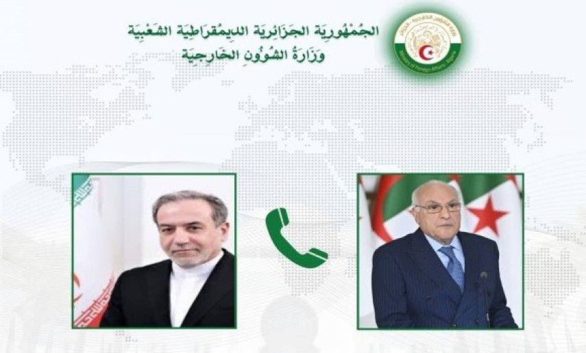 Attaf receives phone call from Iranian counterpart