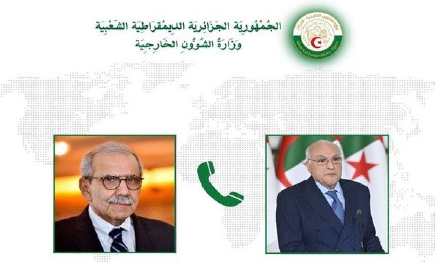 Attaf receives phone call from Lebanese Prime Minister