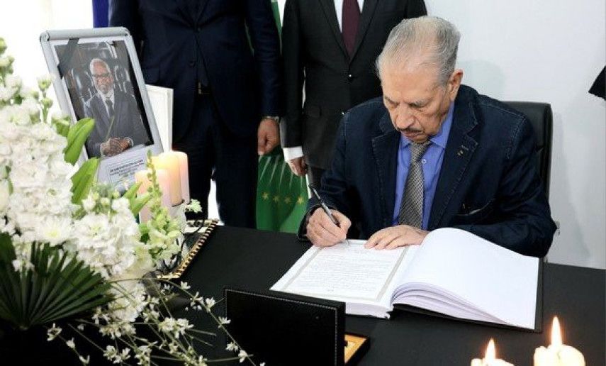 Death of former Namibian President Sam Nujoma: Goudjil signs condolence book at Namibia's embassy