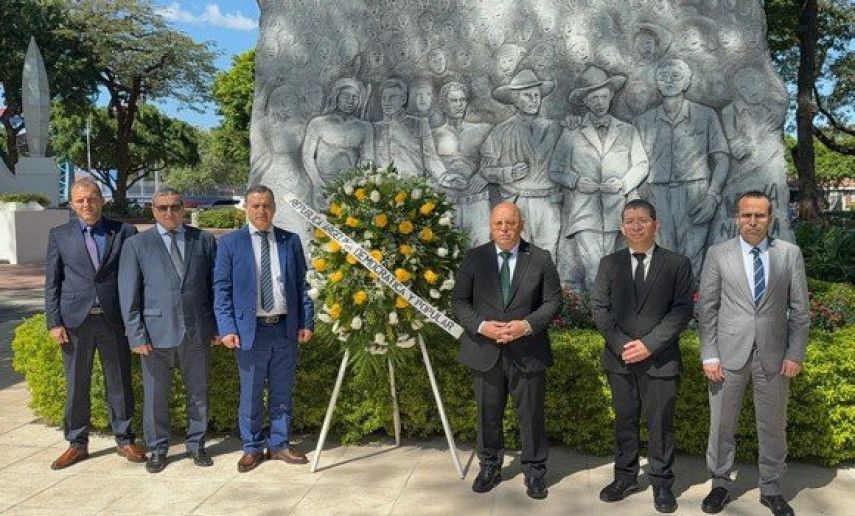 Rebiga pays tribute to Nicaragua's heroes in Managua