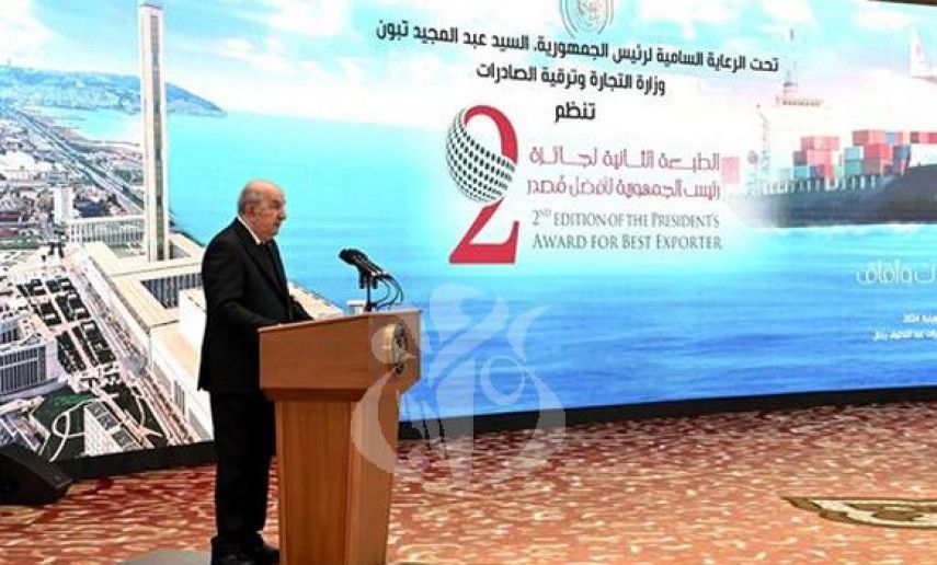 Algeria’s economic revival requires ongoing efforts to boost exports, says President Tebboune