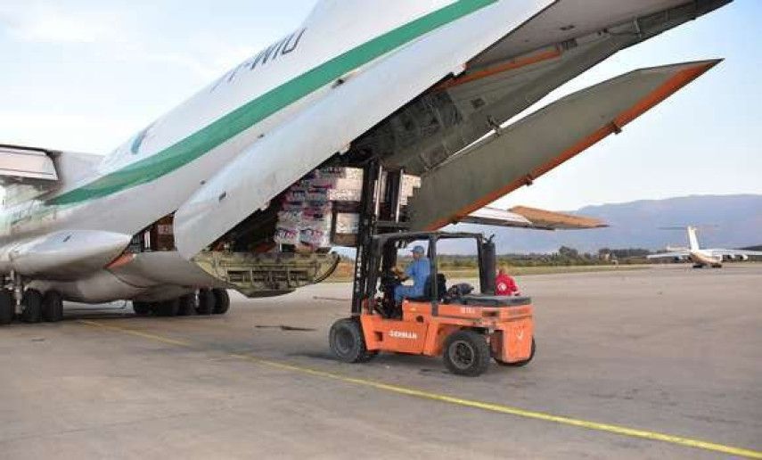 Humanitarian aid sent to Sahrawi refugee camps in Tindouf