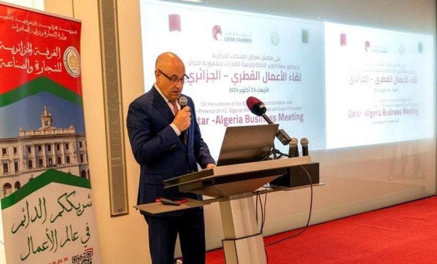 Zitouni chairs, in Doha, opening of Algeria-Qatar Business Forum