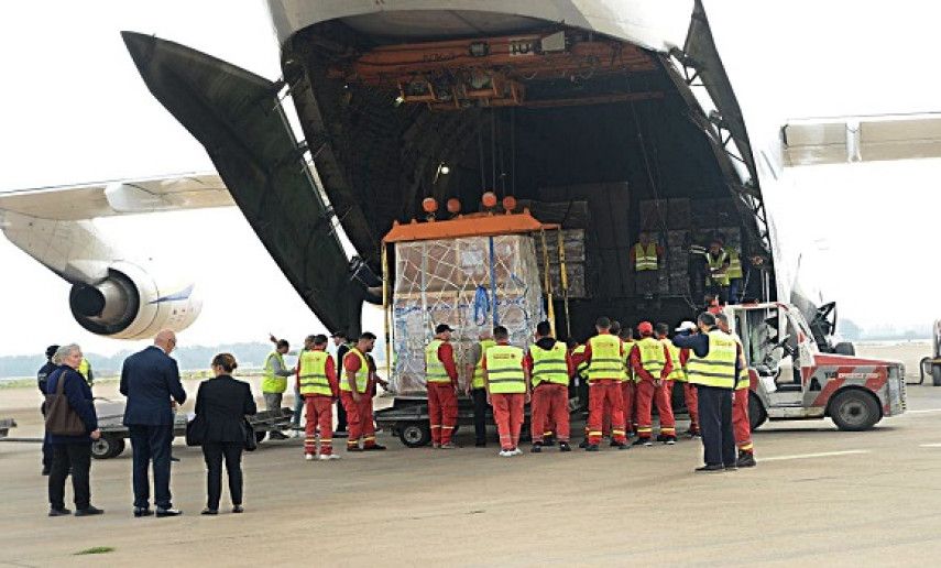 Sonatrach receives new cargo of equipment for construction of seawater desalination plants