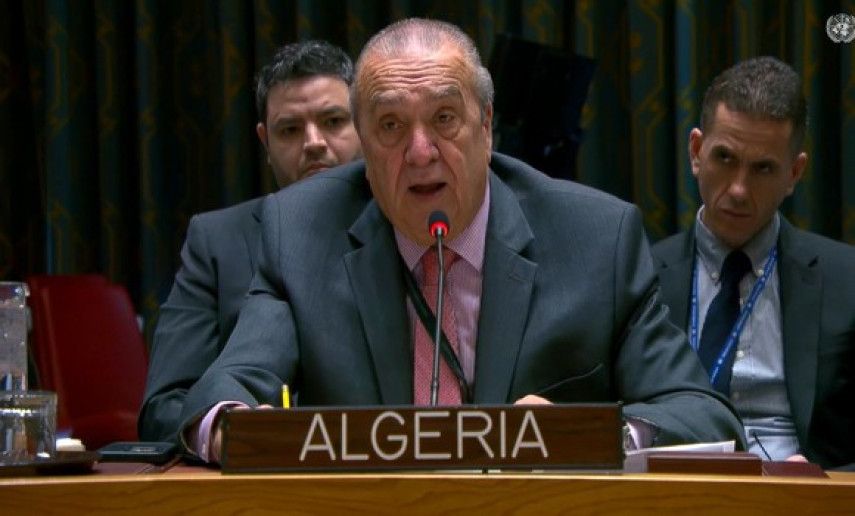 Security Council: Algeria deeply concerned by situation in occupied Palestinian territories