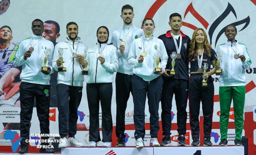 Algeria wins two gold medals at African Badminton Championships