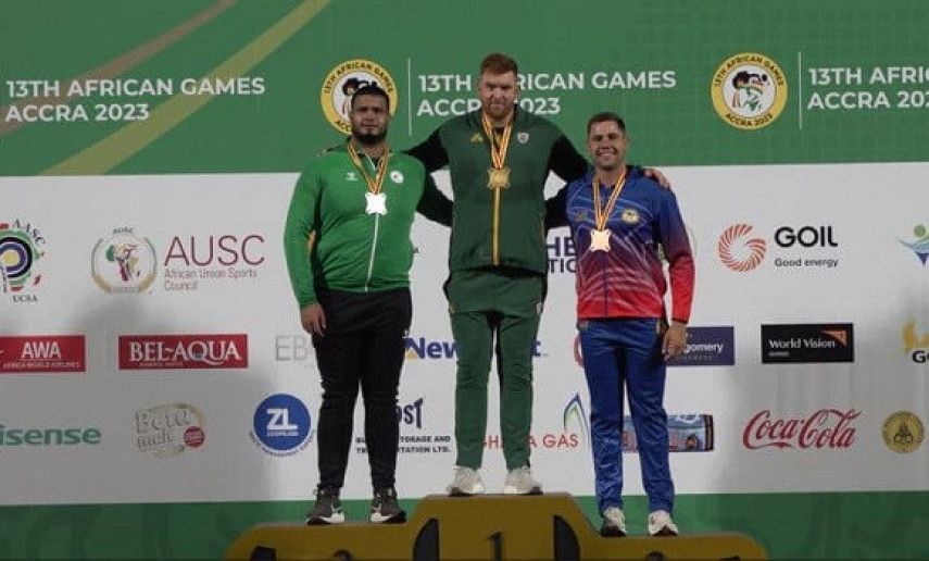 Algerian Oussama Khenoussi wins silver in discus at Accra 2023 African Games