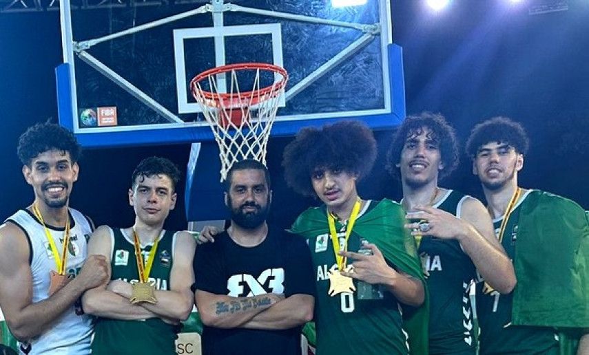 Algerian men’s 3x3 basketball team strikes gold at 2023 African Games