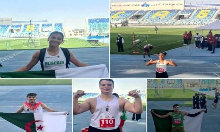 Arab U20 Athletics Championships: Algerians win nine medals on 2nd day