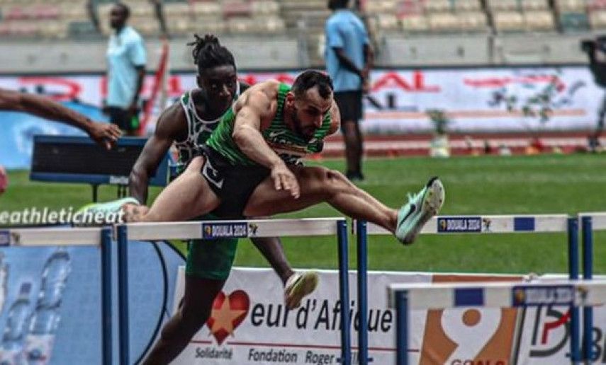 Amine Bouanani clinches silver in 110m hurdles at African Championships