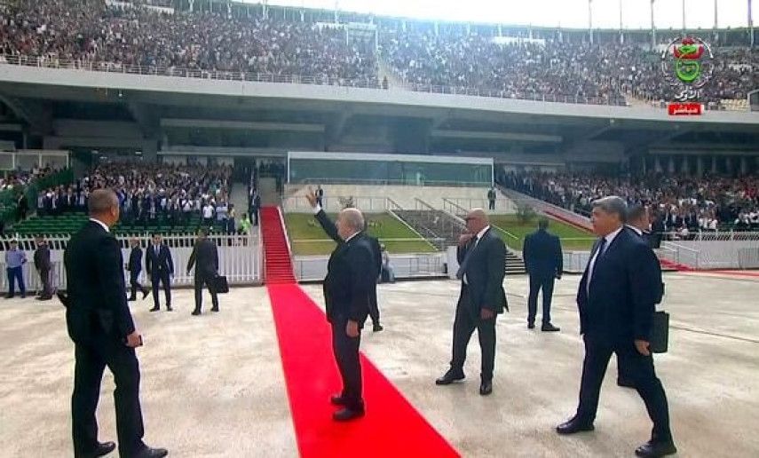 Algeria Cup final: President Tebboune arrives at 5 July Stadium  