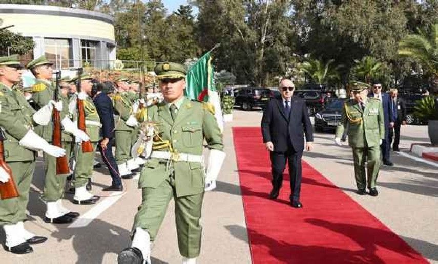 Algeria Military Football Cup final: President Tebboune arrives at military sports training centre