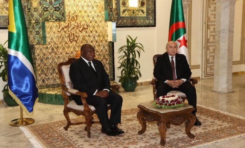 President of the Republic, South African counterpart reaffirm their unwavering commitment to Sahrawi people's legitimate struggle