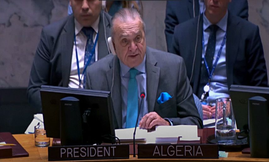 UN Security Council meets under Algeria's presidency on situation in occupied Palestine