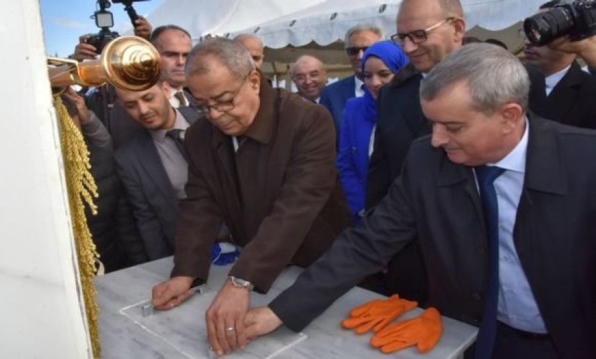 Ali Aoun lays foundation stone of Saidal drug plant