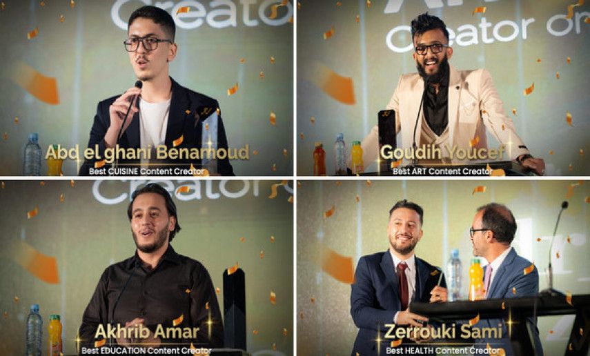 1st Digital Creator Awards in Algiers: 12 social network influencers win prizes  