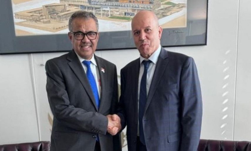 Health minister received in Geneva by WHO chief