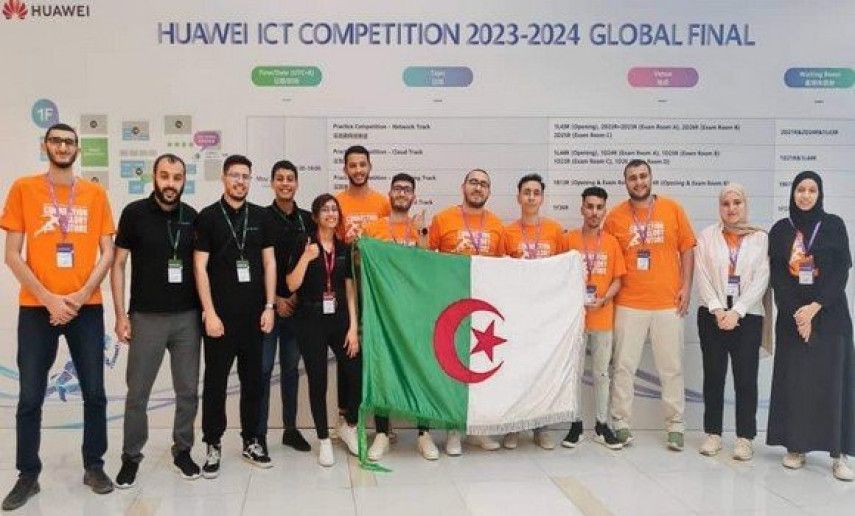 Algerian students win grand prize at “Huawei ICT Competition” in China