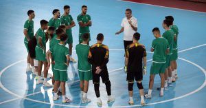 المنتخب المغربي يخوض حصة تدريبية استعدادا لمواجهة البرتغال في مونديال الفوتسال