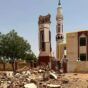 Mosque damaged by shelling in El Geneina, West Darfur, on May 17, 2023. (Photo: Mark Snoeck via Twitter)