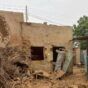 A house damaged by Artillery shell in El Fasher on July 27, 2024