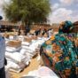 Food distribution in El Fasher