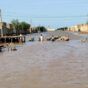 Floods in northern Port Sudan after the collapse of Arbaat dam on August 25, 2024