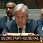 Antonio Gueterres speaks at a meeting of the Security council in New York on October 28, 2024